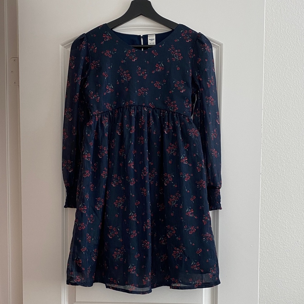 OshKosh B'gosh Navy Floral Dress